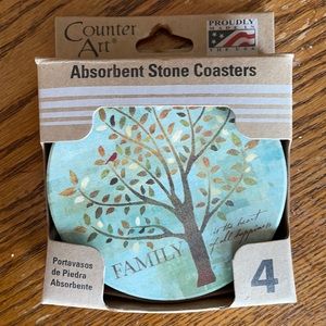 Made in USA Stone Coasters, Counter Art brand